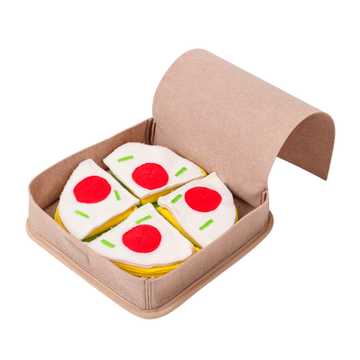 Pizza Box Snuffle Pet Toy 25cm