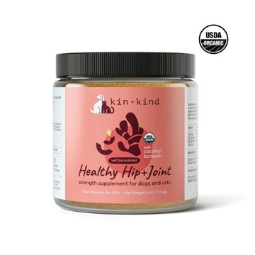 Kin+Kind Dog & Cat Supplement Healthy Hip + Joint 4oz | 8oz