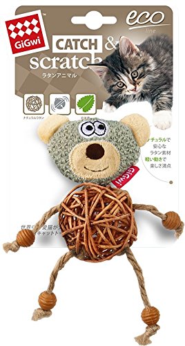 Gigwi Catch & Scratch - Rattle Mouse | Bear