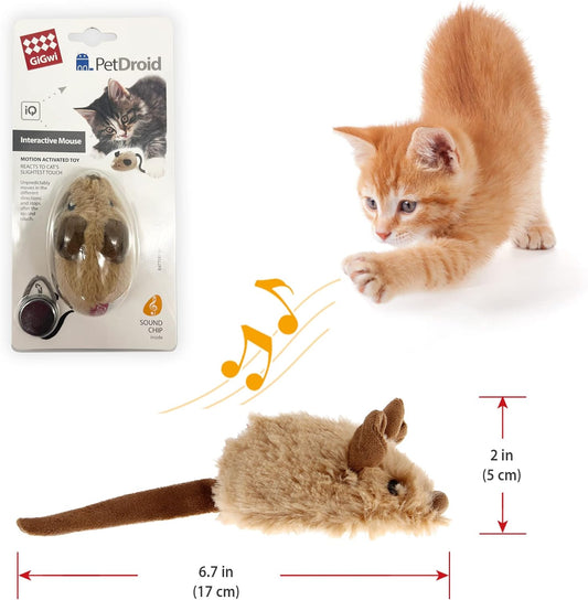 Gigwi Interactive Cat Toy Moving Mouse