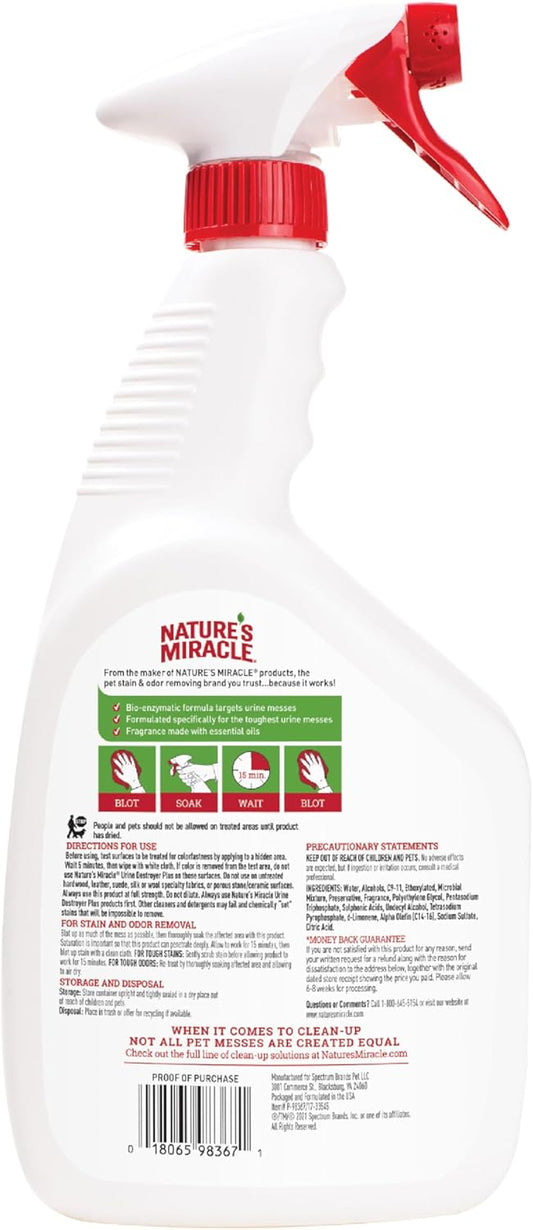 Nature's Miracle Cat Urine Destroyer Plus 32oz