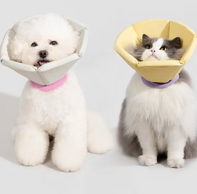 Hidream Soft Cone Drawstring Collar for Cats Dogs