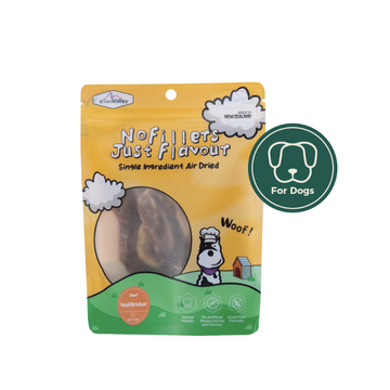 aTwoValley Air-Dried Beef Veal Brisket for Dogs 50g