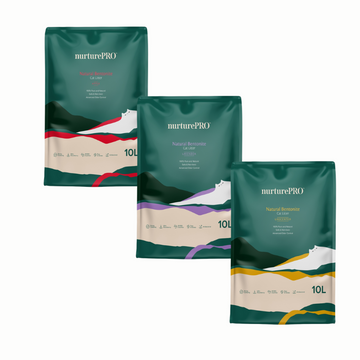 Nurture Pro Natural Bentonite Cat Litter 10L Unscented | Lavender | Apple