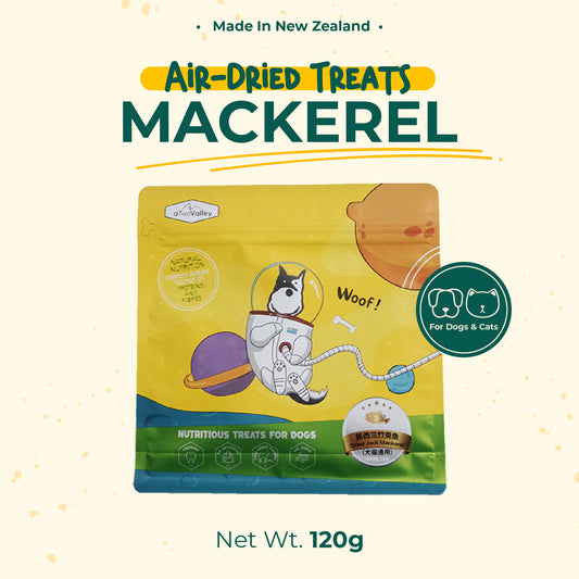 aTwoValley Air-Dried Jack Mackerel Fish for Cats and Dogs 120g