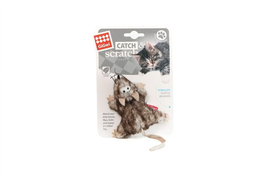 Gigwi Catch & Scratch - Rattle Mouse | Bear