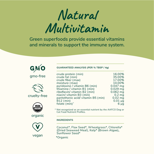 Kin + Kind Dog & Cat Supplement Healthy Skin & Coat 4oz | 8oz