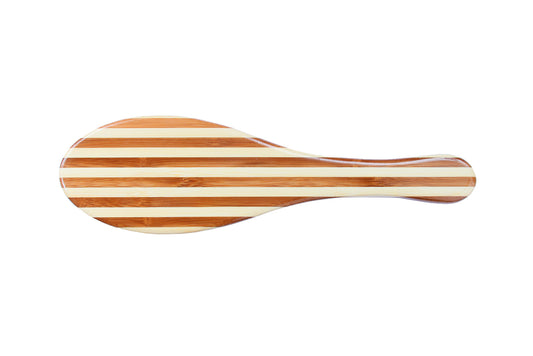 Bass Brushes The Hybrid Groomer A1 Striped Bamboo Medium
