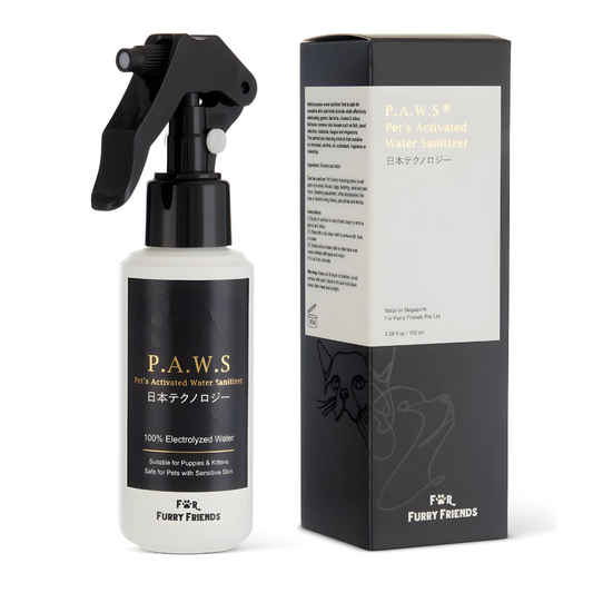 For Furry Friends P.A.W.S Pet's Activated Water Sanitizer For Cats & Dogs 100ml | 250ml | 2000ml Refill