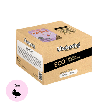 Underdog Raw Duck Complete & Balanced Eco Pack Frozen Dog Food 3kg (20 x 150g)