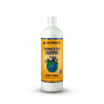 Earthbath Oatmeal & Aloe Shampoo - Vanilla & Almond 16oz (472ml)