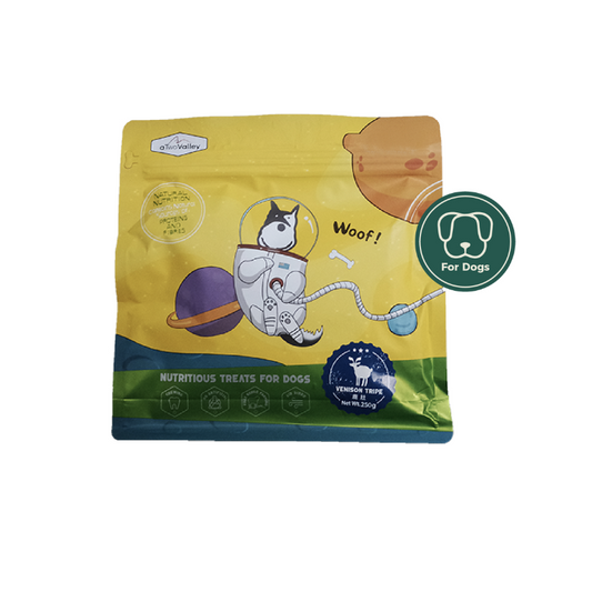 aTwoValley Air-Dried Venison Tripe for Dogs 50g | 250g