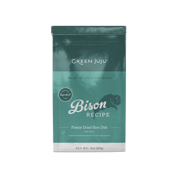 Green Juju Bison Recipe Freeze Dried Raw 14oz