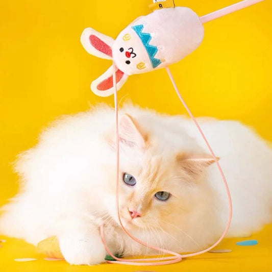 Petville Animal Cat Teaser - Carroty Banana/ Banana Chimp