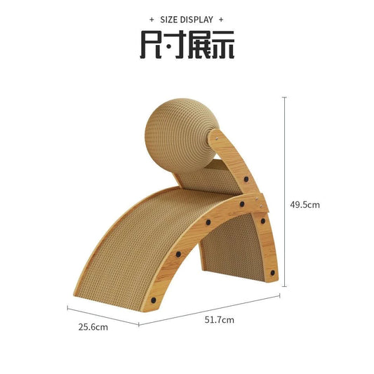 R Shaped Cat Scratcher