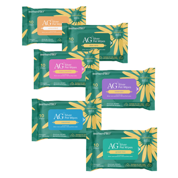 Nurture Pro AG Silver Pet Wipes - 6 Scents