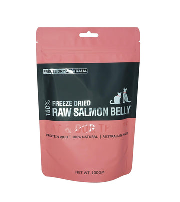 Freeze Dry Australia Treats Salmon Bellies Freeze Dried 100g - Cat & Dog