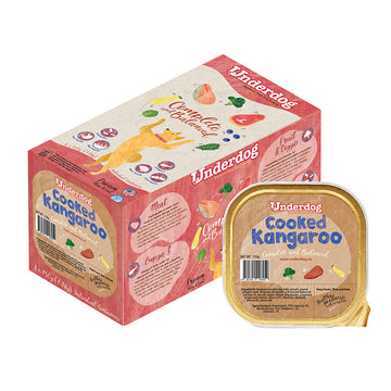 Underdog Cooked Kangaroo Complete & Balanced Frozen Dog Food 1.2kg (8 x 150g)