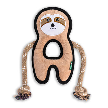 Beco Rough & Tough Recycled Dog Toy, Sloth