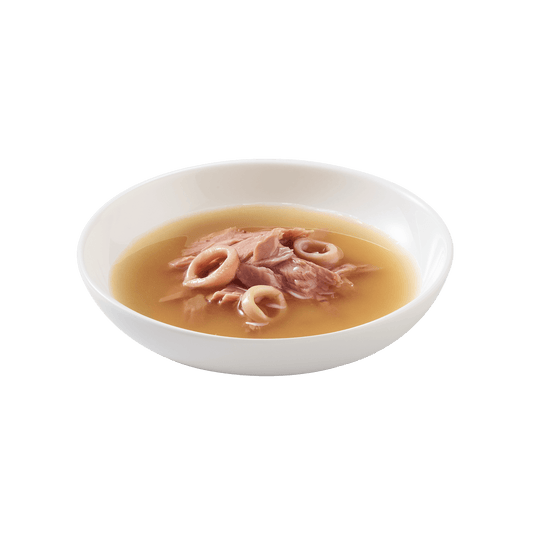 Schesir Wild Tuna and Squid Soup For Cats 85g