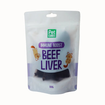 Petcubes Treats - Beef Liver 100g