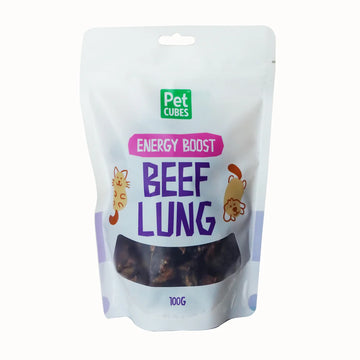 Petcubes Treats - Beef Lung 100g