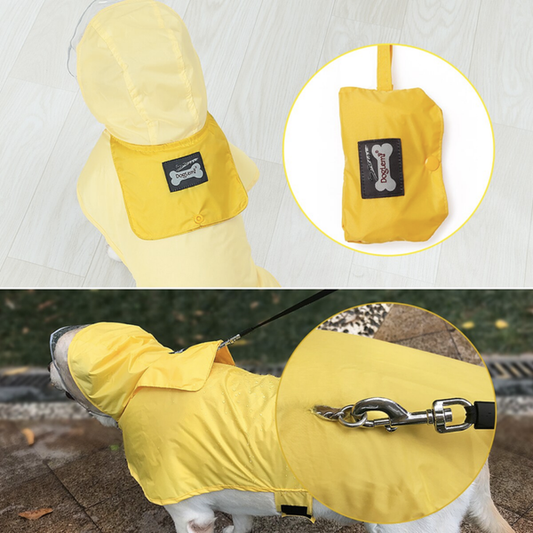 Dog Hoodie Raincoat