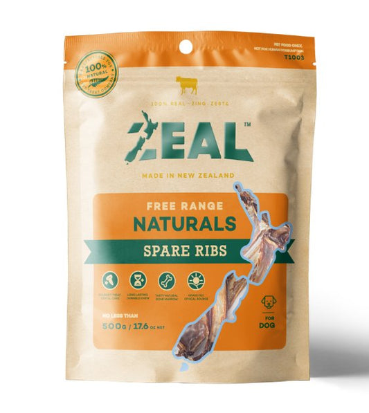 Zeal Dried Spare Ribs Dog Treats 200g | 500g