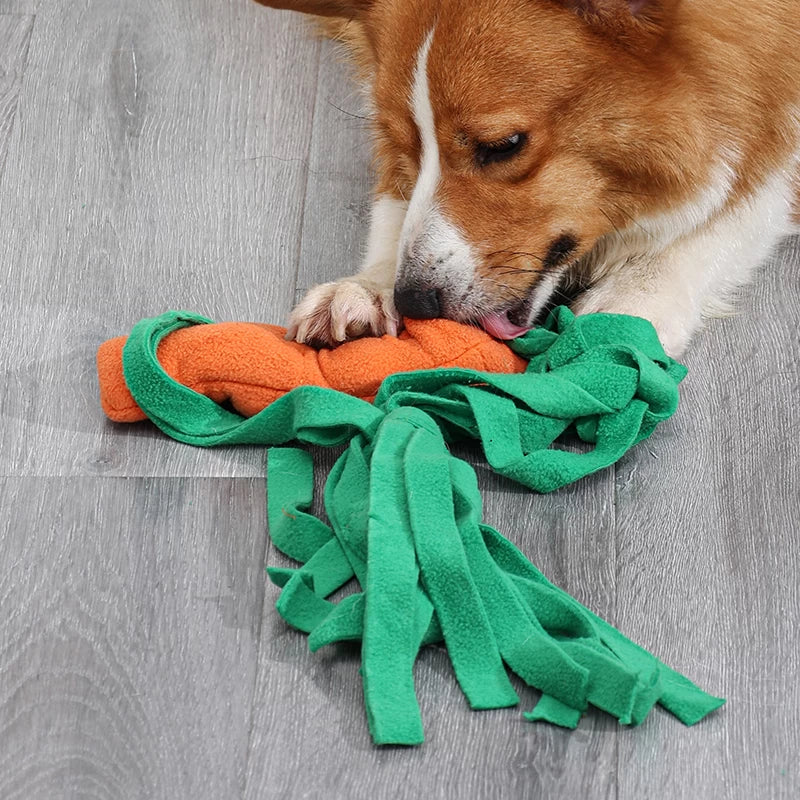 Carrot Snuffle Interactive Plush Toy