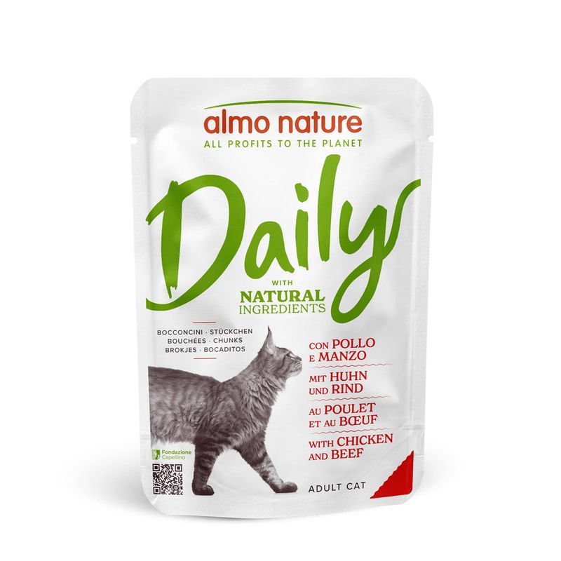 Almo Nature daily recipe for cats_Chicken and beef