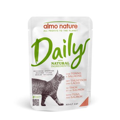 Almo Nature daily recipe for cats - Tuna and salmon