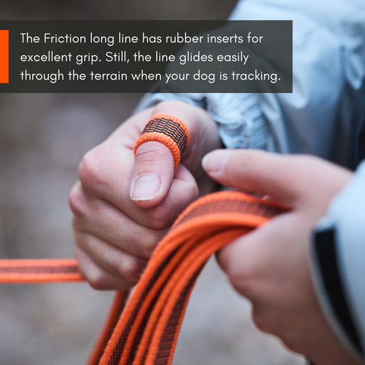 Non-Stop Friction Long Line, Orange 15.0m