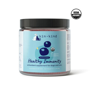 Kin+Kind Dog & Cat Supplement Healthy Immunity 4oz | 8oz