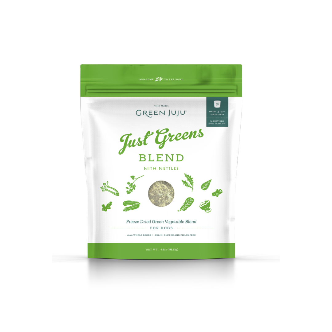 Green Juju Just Greens Freeze Dried 1.75oz | 5.5oz