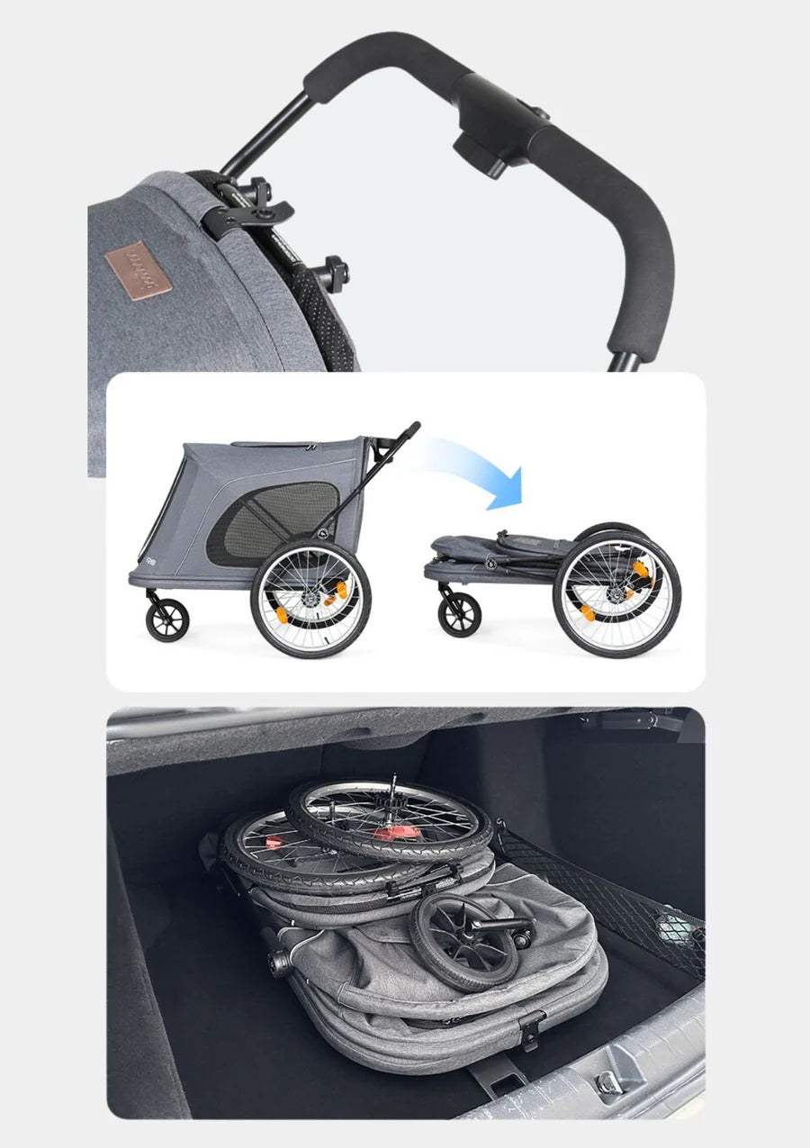 Beberoad R8 Bike Trailer_Folded