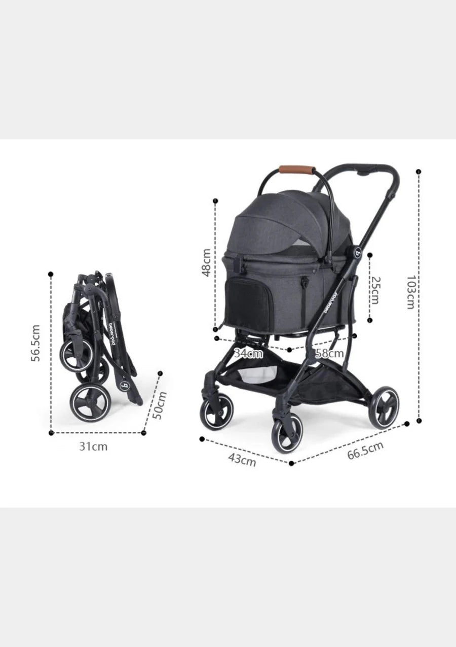 Beberoad T3 Pet Stroller_Dimensions