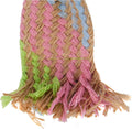 Beco Hemp Squeaky Rope dog toy, large, natural hemp fibre with squeaker closed up 