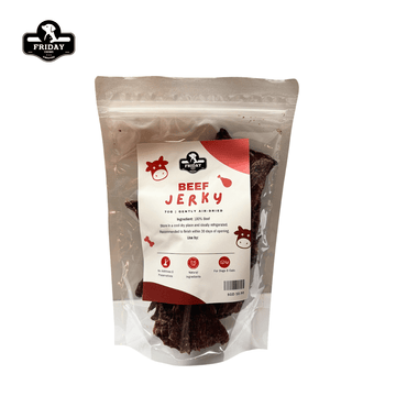 Friday Chews Dehydrated Beef Jerky for Dogs and Cats 70g