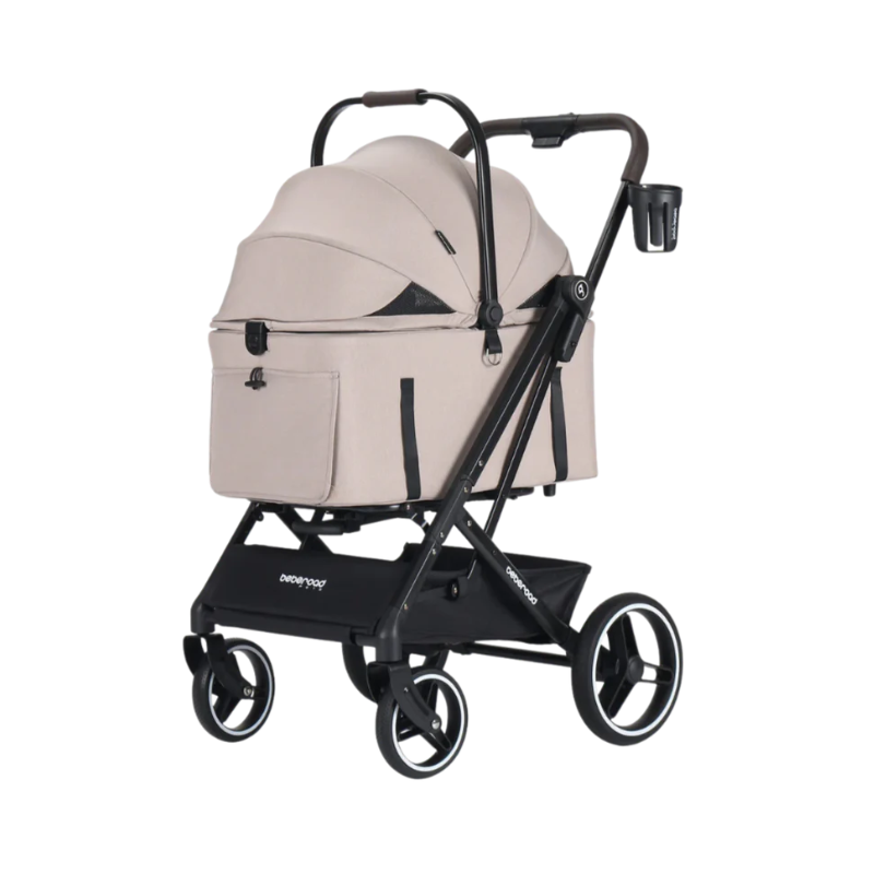 Grey Beberoad X3 Stroller folded