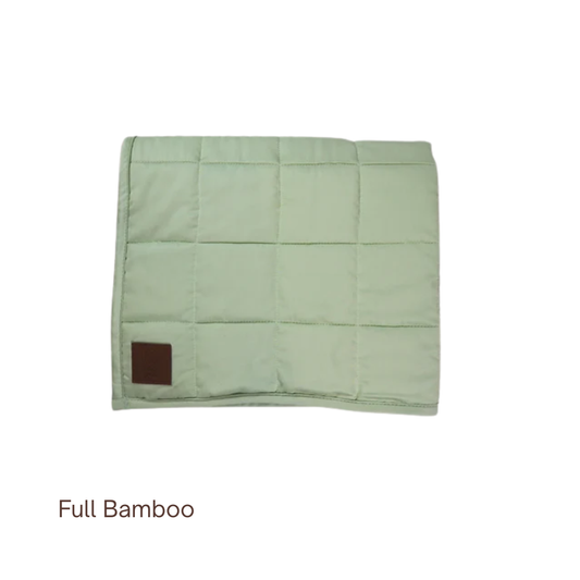 Aurea Weighted Calming Blanket in cool mint