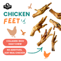 Friday Chews Dehydrated Chicken Feet benefits - collagen-rich daily chews and no additives  