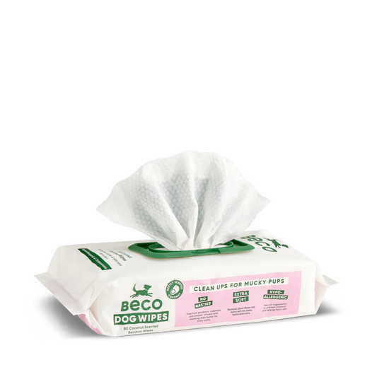 Beco Bamboo Dog Wipes Unscented | Coconut Scented