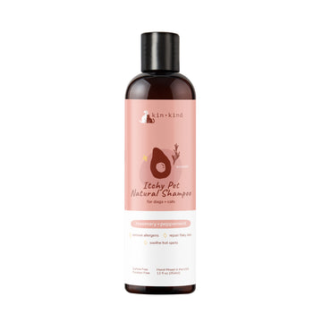 Kin + Kind Dog & Cat Natural Shampoo Itchy Pet Rosemary + Peppermint 12oz