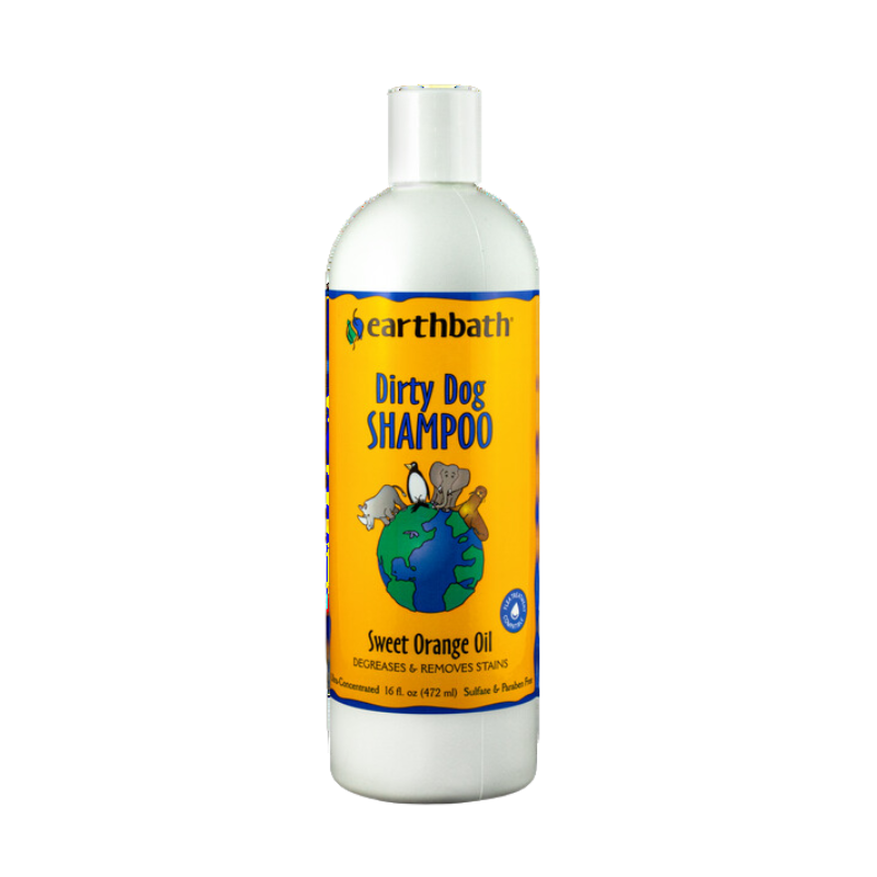 Earthbath Dirty Dog Shampoo - Sweet Orange Oil 16oz (472ml)
