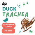 Dehydrated Duck trachea product for dogs with ingredients