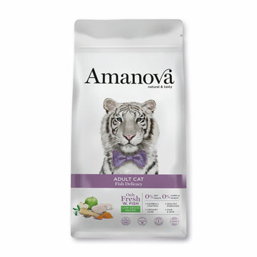 Amanova Low-grain White Fish Recipe Adult Dry Cat Food