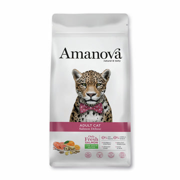Amanova Low-grain Salmon Recipe Adult Dry Cat Food