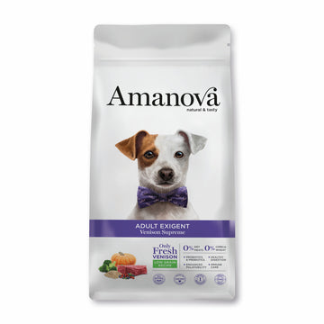 Amanova Low Grain Exigent Venison Recipe Adult Dry Dog Food