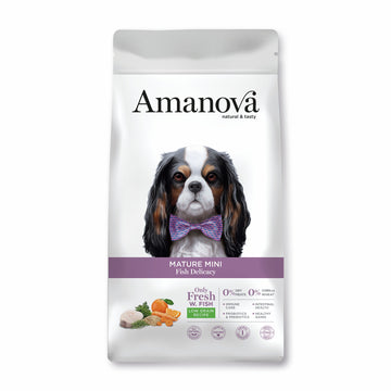 Amanova Mature Mini Fish Recipe Senior Dry Dog Food 2kg | 7kg