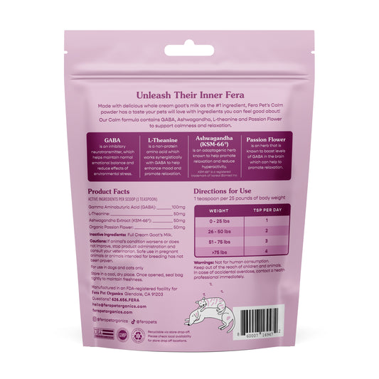 Fera Pets Goat Milk Topper - Calm 180g